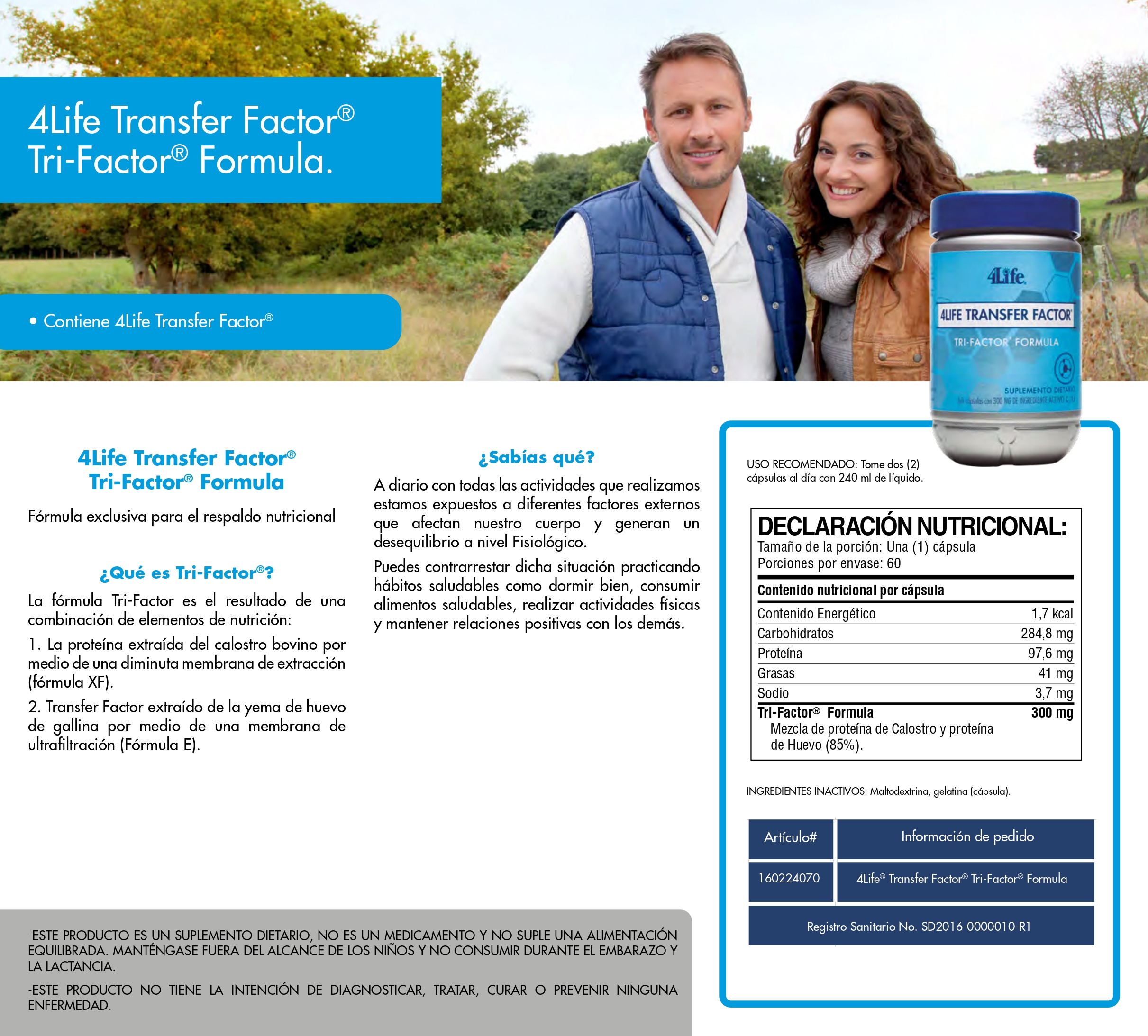 4Life Transfer Factor® Tri-Factor® Formula 🇨🇴 - Compra Oficial 4Life Colombia 4Life Transfer Factor® Tri-Factor® Formula - Oferta / Sale