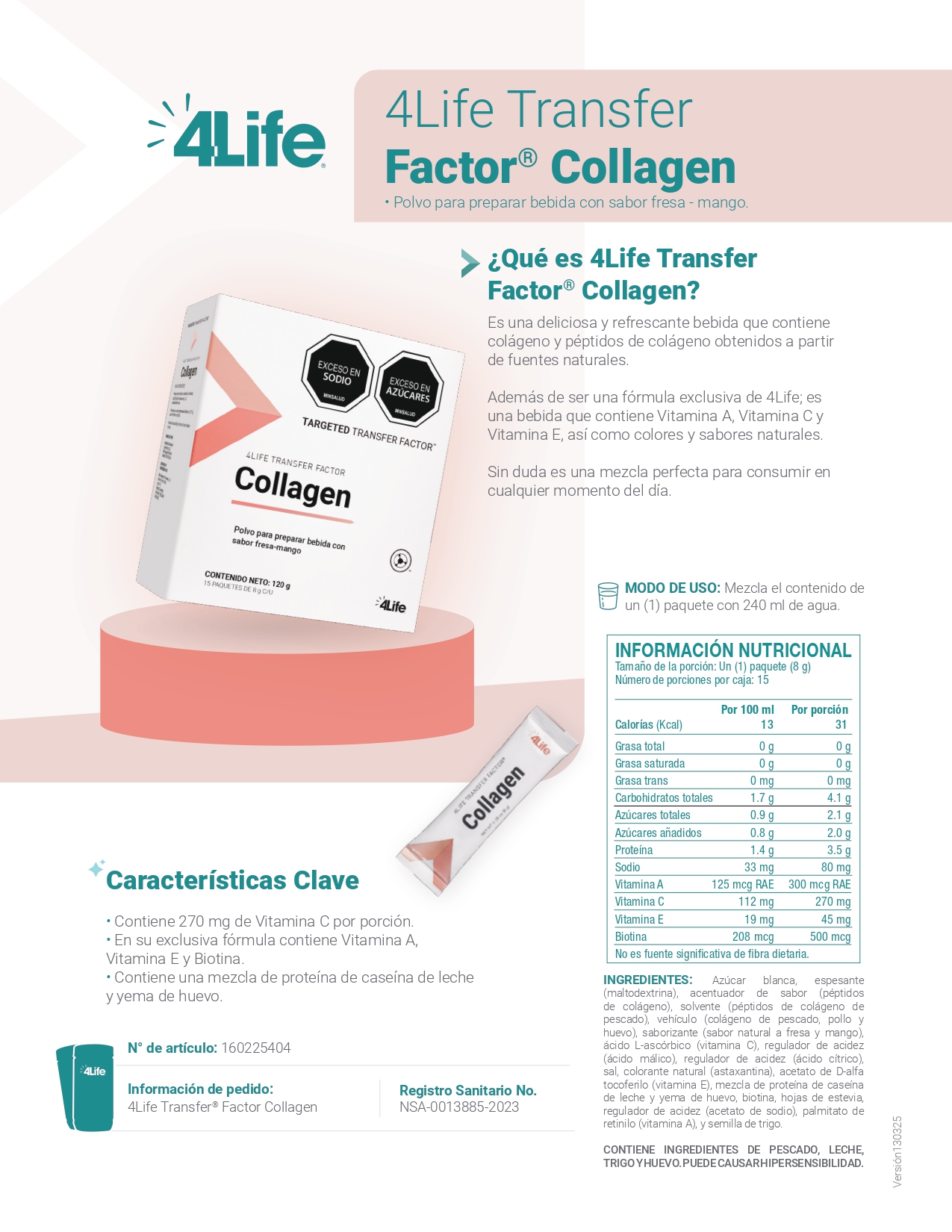 4Life Transfer Factor® Collagen 🇨🇴 - Compra Oficial - Oferta / Sale